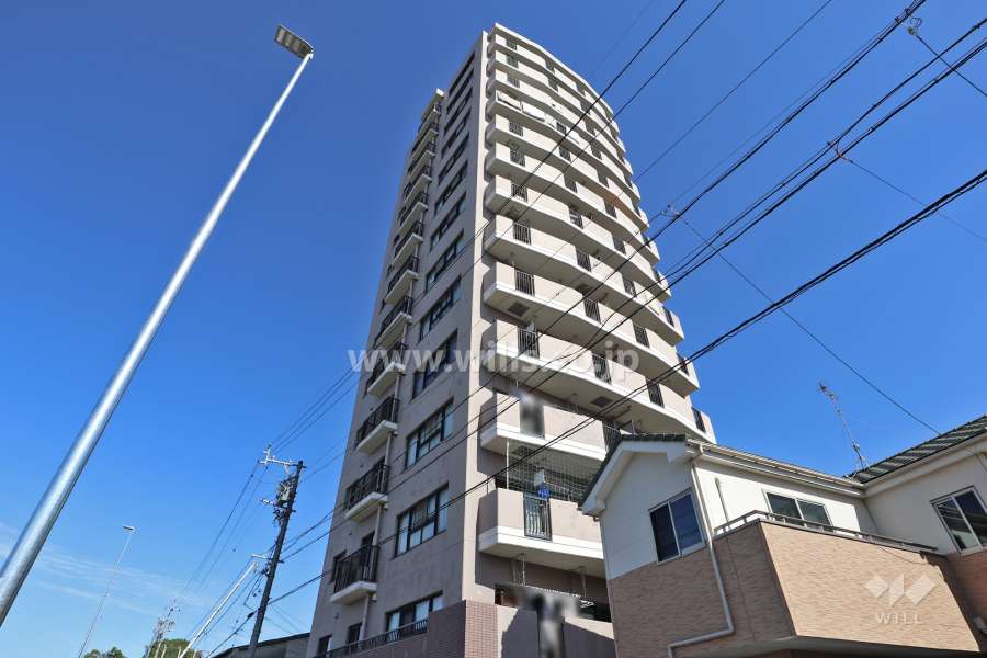 グリーンハイツ庄内通の外観（南側から）