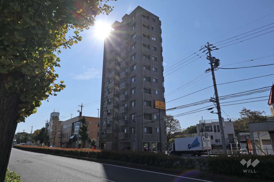 ラヴィル庄内緑地公園の外観（北西側から）