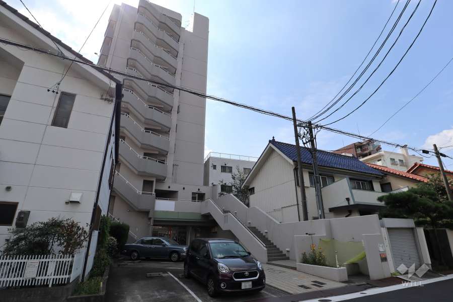 コンセール浄心の外観（北東側から）