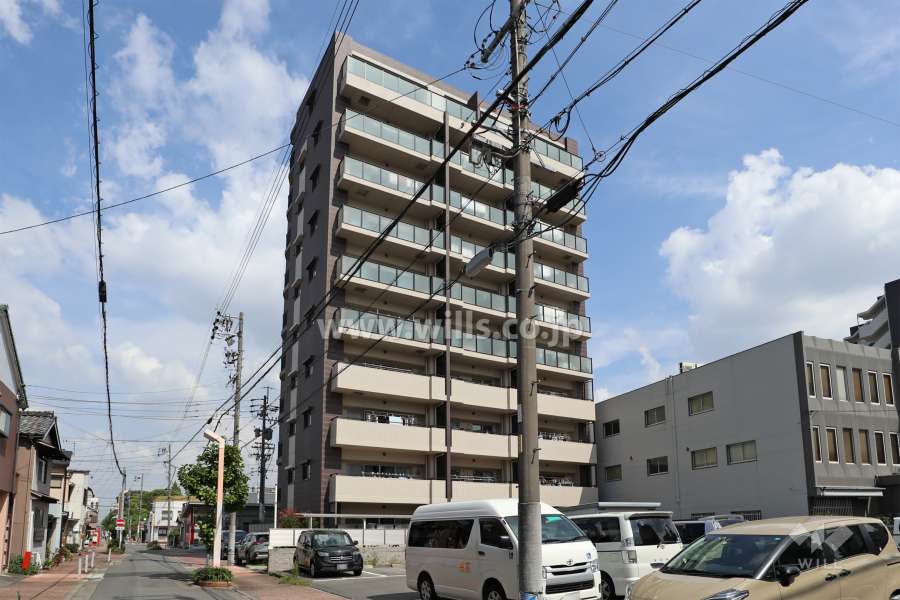 ファミリアーレ浄心レジデンスの外観（南西側から）