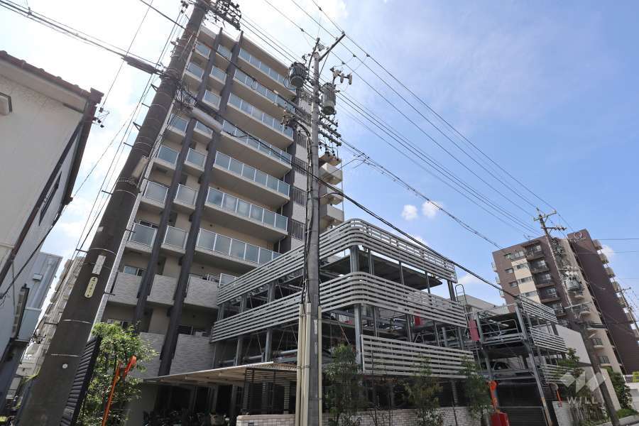 プレサンスロジェ浄心の外観（北東側から）