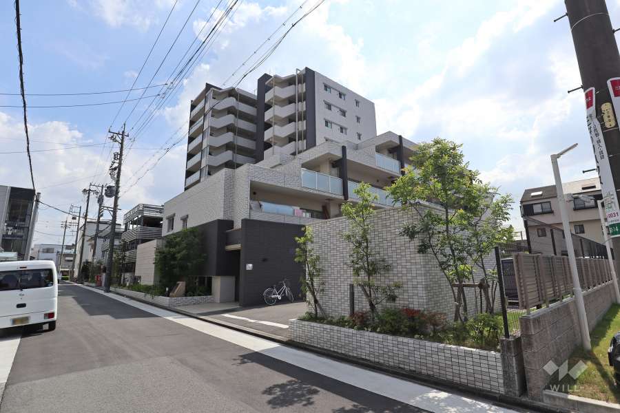 プレサンスロジェ浄心の外観（北西側から）