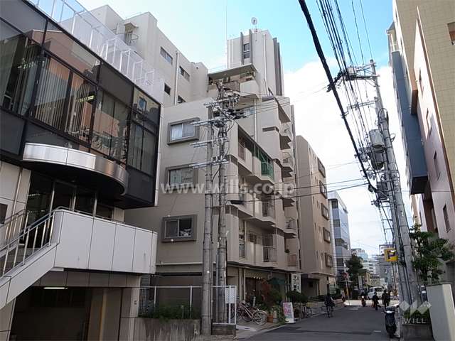 敷地北側の通り