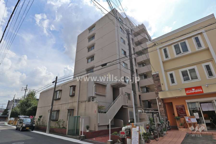 日商岩井第2城北ハイツの外観(北西側から)