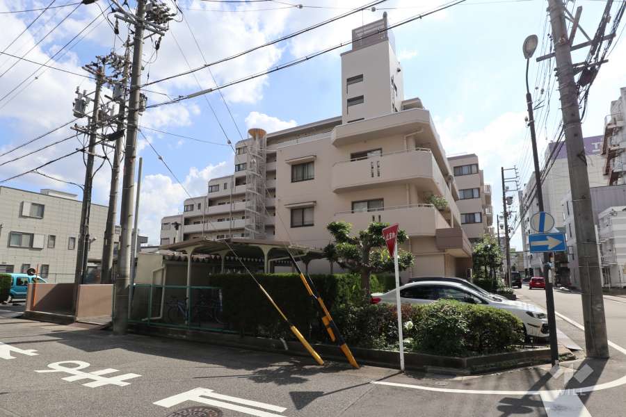 コーポ浄心の外観(北西側から)