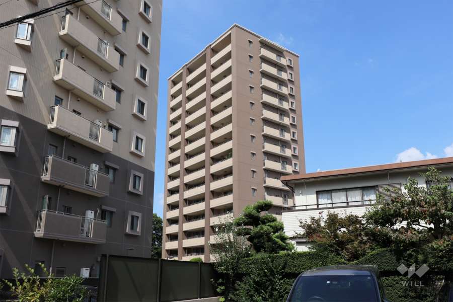 パークホームズ浄心ガーデンコートの外観（南東側から）