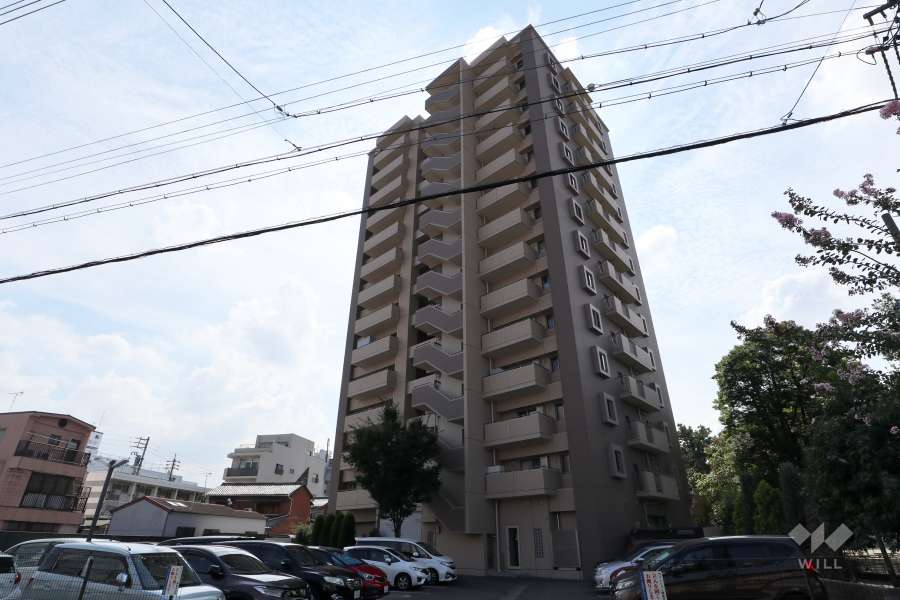 パークホームズ浄心ガーデンコートの外観（北西側から）