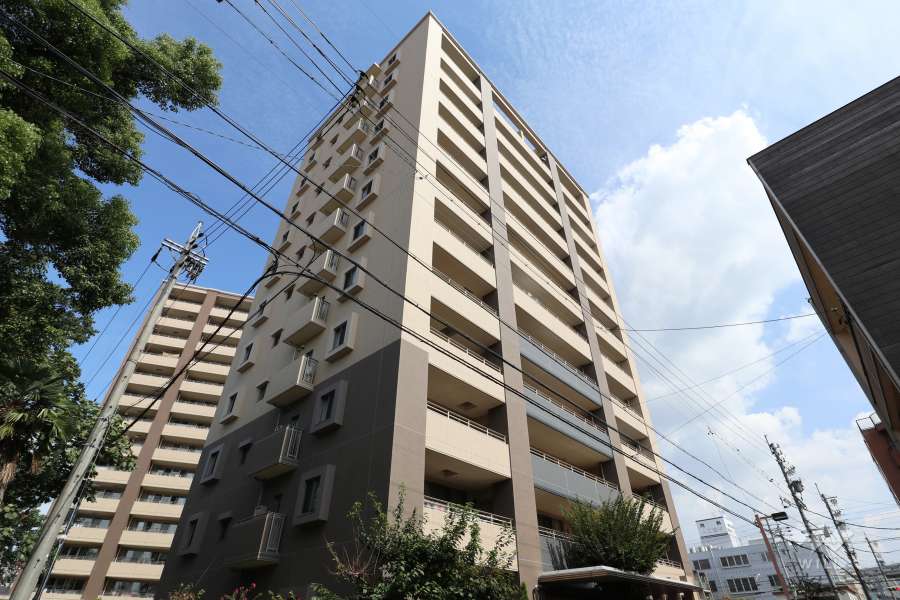 パークホームズ浄心スカイビューステージの外観（南西側から）