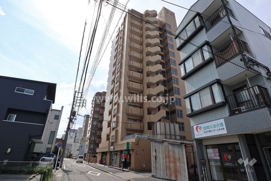 ラ・キャッスル21浄心の外観（北東側から）