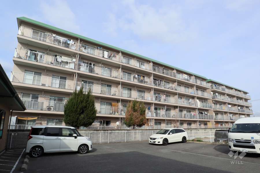 コーポ清A棟の外観（南西側から）