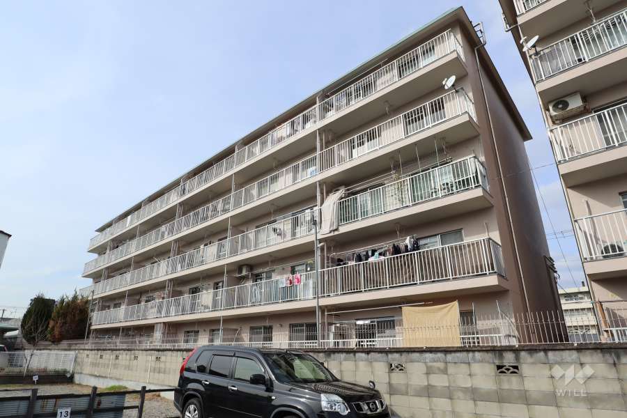 コーポ清A棟の外観（南東側から）