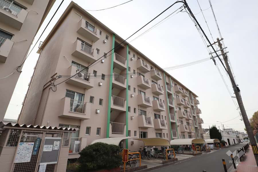 コーポ清A棟の外観（北東側から）