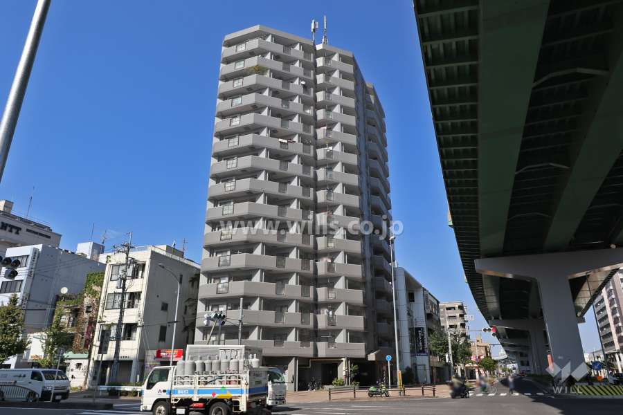 サンハウス浄心の外観（南東側から）