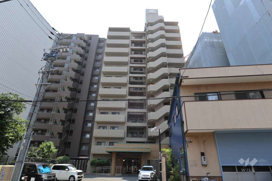 ライオンズマンション浅間町南の外観（北側から）