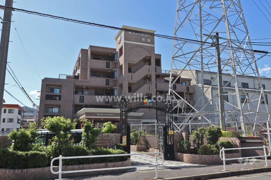 レインボー赤城の外観（北側から）