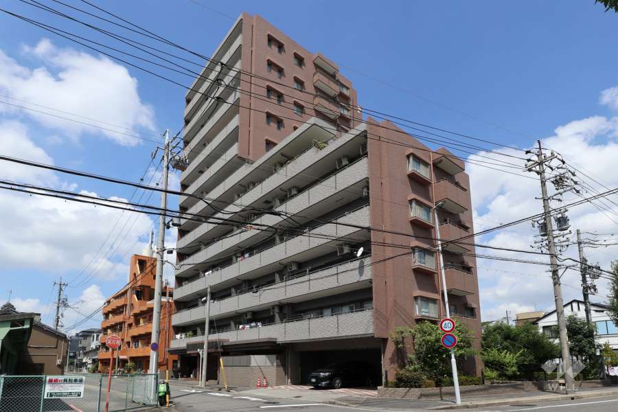 ユニーブル則武新町の外観（南東側から）