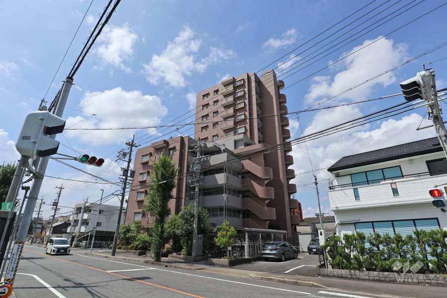 ユニーブル則武新町の外観（北東側から）