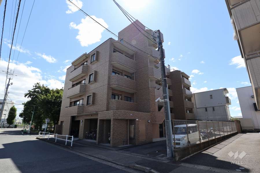 ライオンズマンション大野木公園の外観（北西側から）