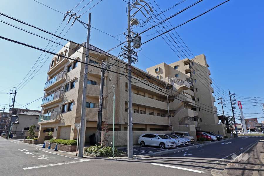 カルティア中小田井の外観（北東側から）