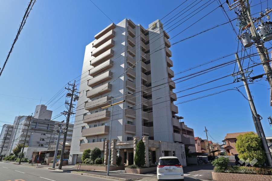 グランコート中小田井の外観（北東側から）