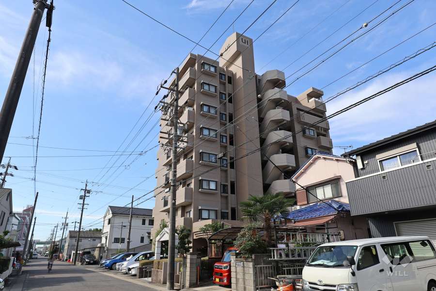 ユーハウス第3中小田井の外観（北東側から）