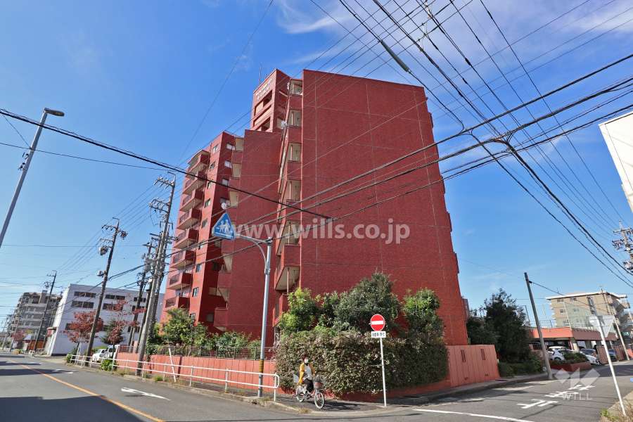 ライオンズガーデン中小田井の外観(東側から)