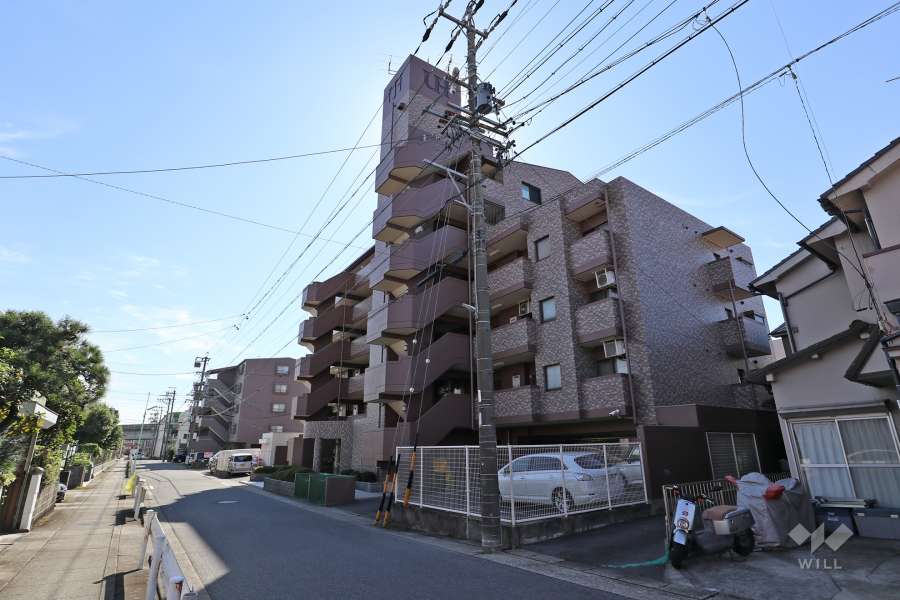 ユーハウス中小田井の外観（北西側から）