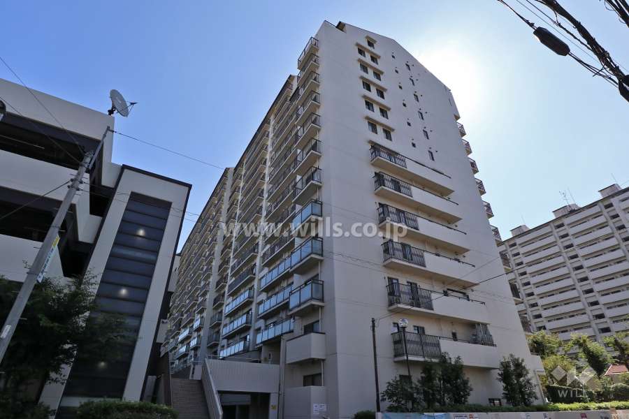 パークシティ鳥見B棟の外観(北側から)