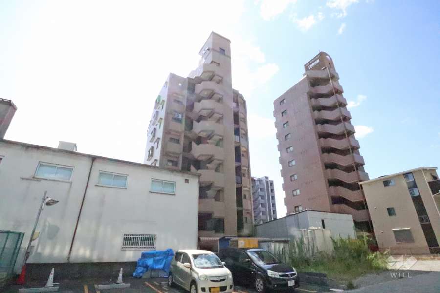 ニューグリーン鳥見の外観（北東側から）