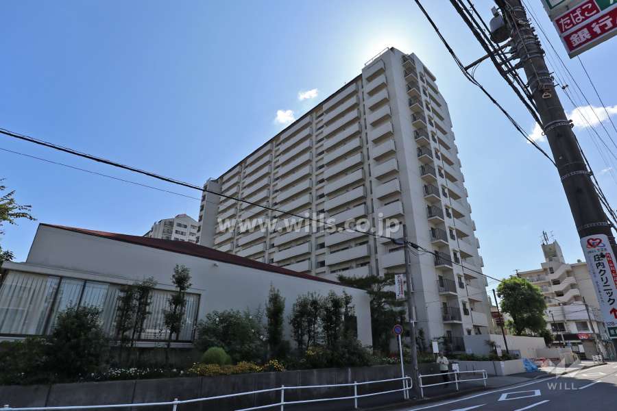 パークシティ鳥見C棟の外観(北側から)