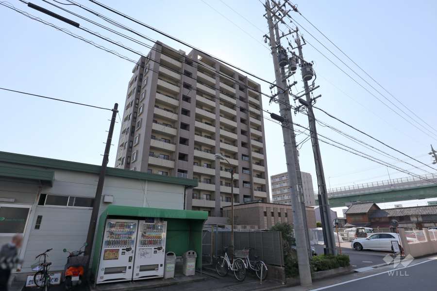 グランステイツ庄内通の外観（北東側から）