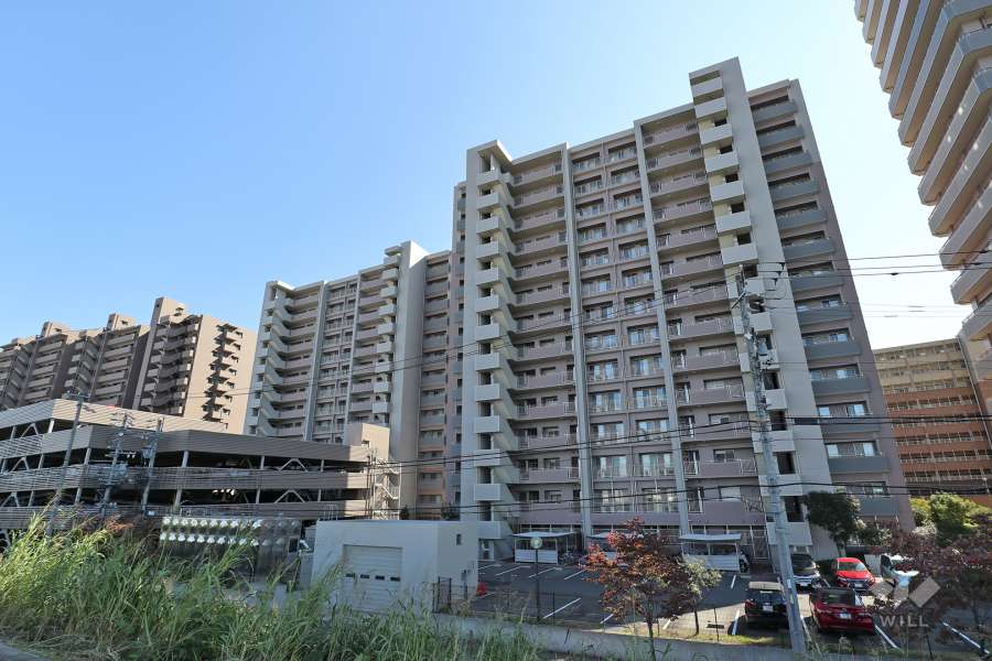 パークシティタワーズガーデンセントラルエアの外観（北西側から）