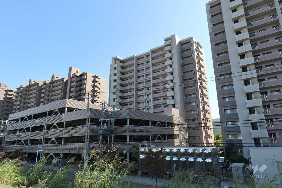 パークシティタワーズガーデンフォレストエアの外観（北西側から）