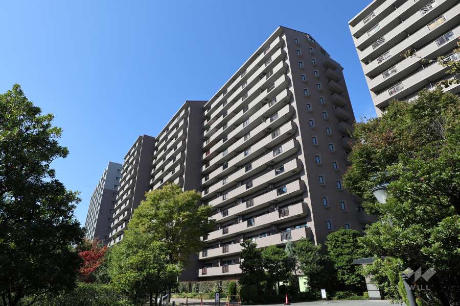 パークシティ上小田井（フォレストコート）の外観（南東側から）