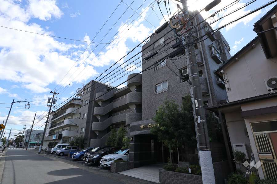 モアグレース比良の外観（北西側から）