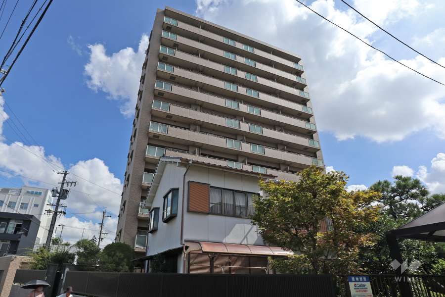 ネオスタイル栄生の外観（南西側から）