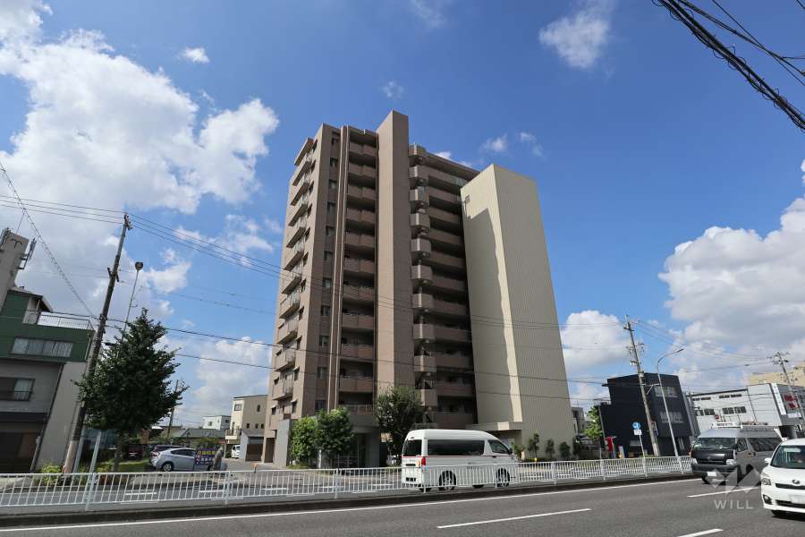 ネオスタイル栄生の外観（北東側から）