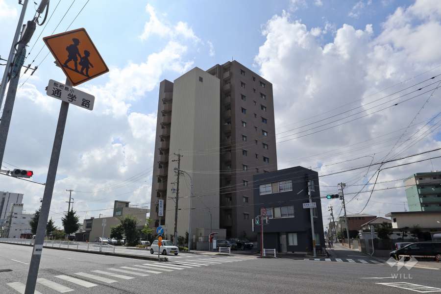 ネオスタイル栄生の外観（北西側から）