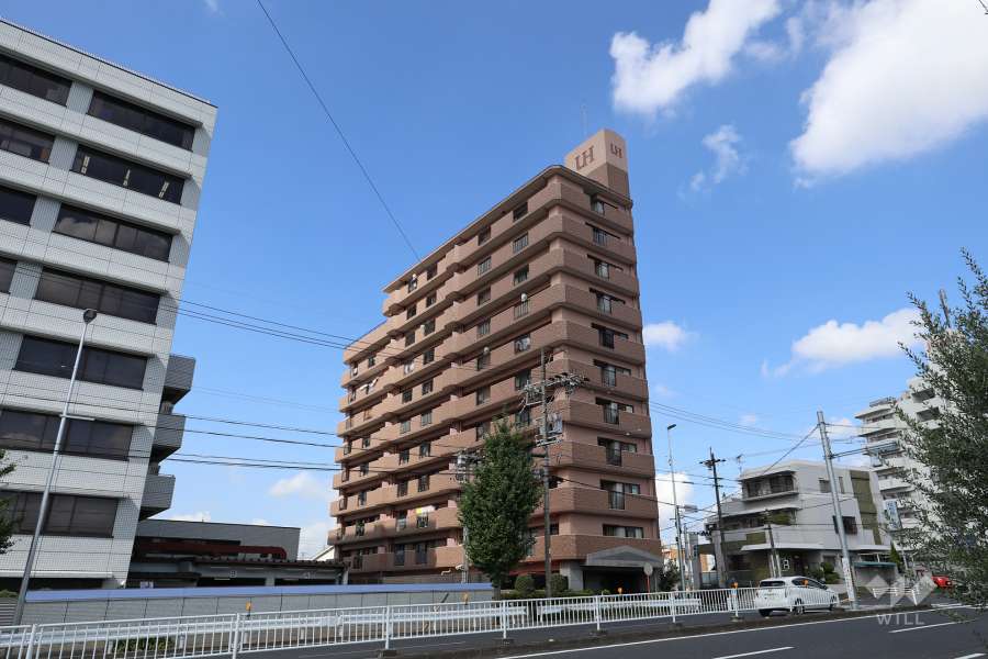 ユーハウス東枇杷島の外観（北東側から）