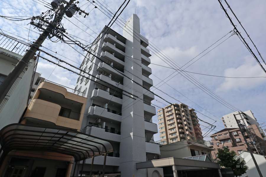 サンパーク第2幅下の外観（北西側から）