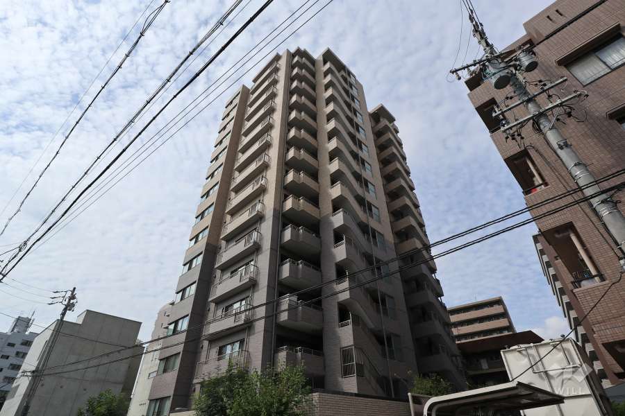 ダイアパレス三の丸西の外観（北東側から）