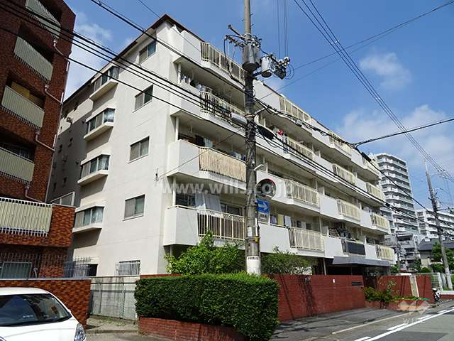 緑地公園第二ダイヤモンドマンションの外観（南東側から）