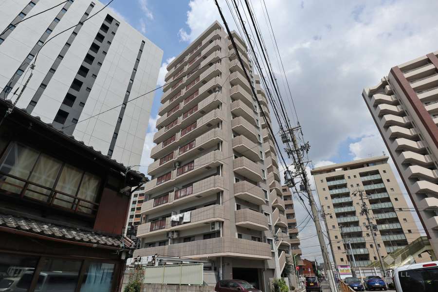 名駅アイリスの外観（南東側から）