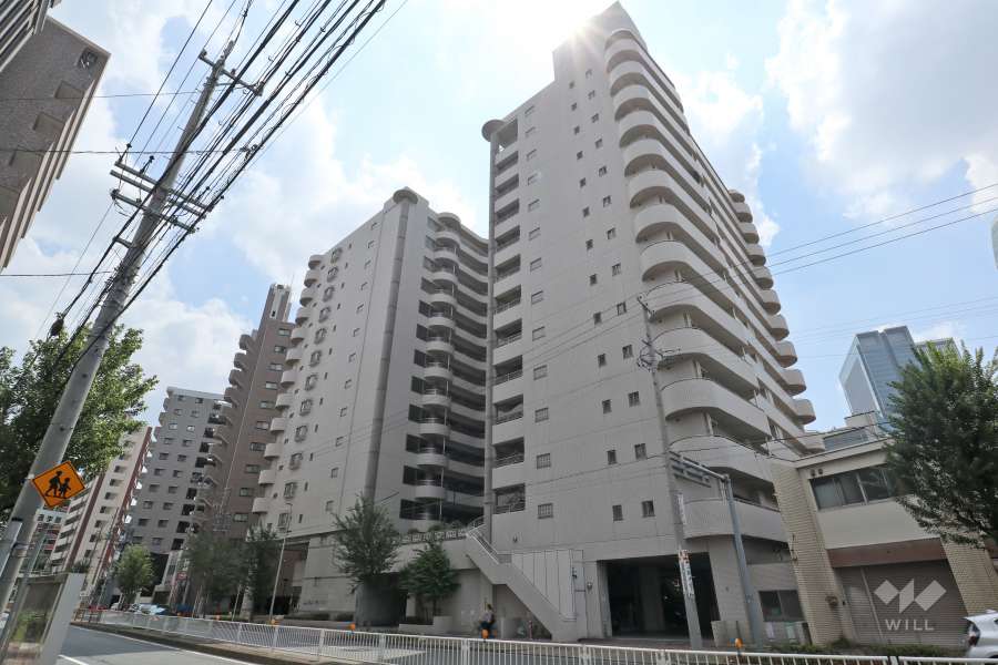 サンパーク名駅スクエアの外観（北西側から）