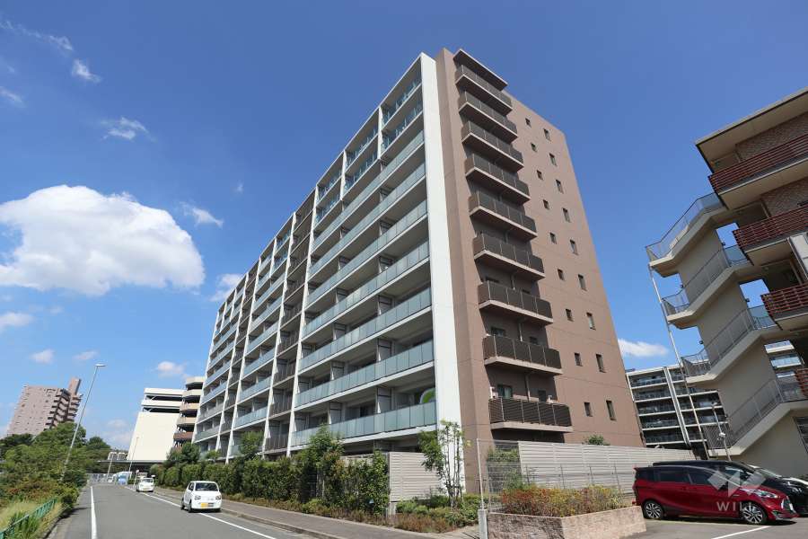 ポレスターセントラルシティ名西参番館の外観（南東側から）