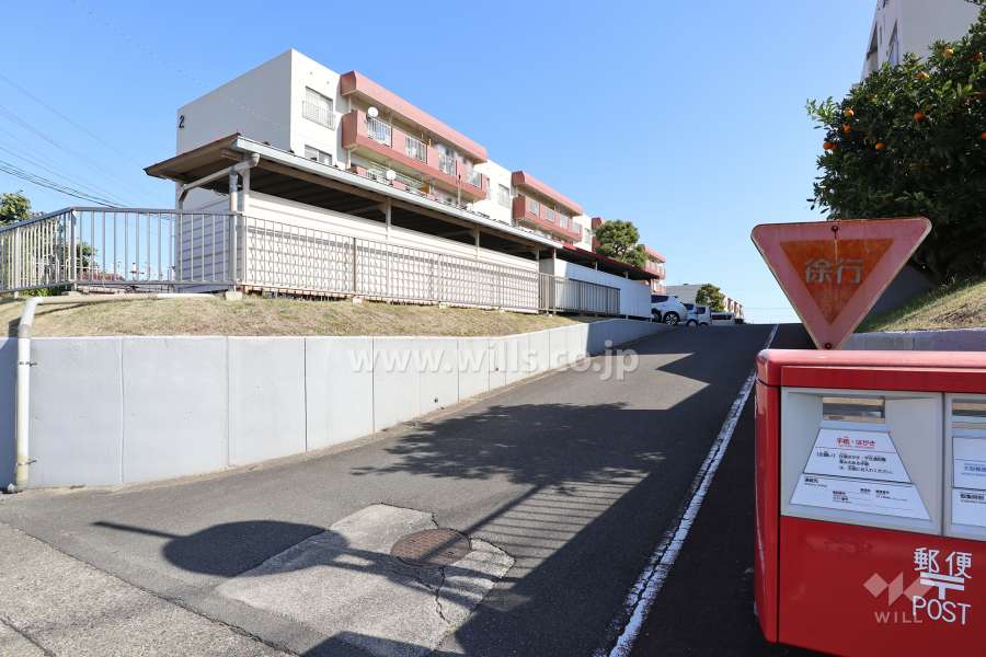 敷地入り口（西側）