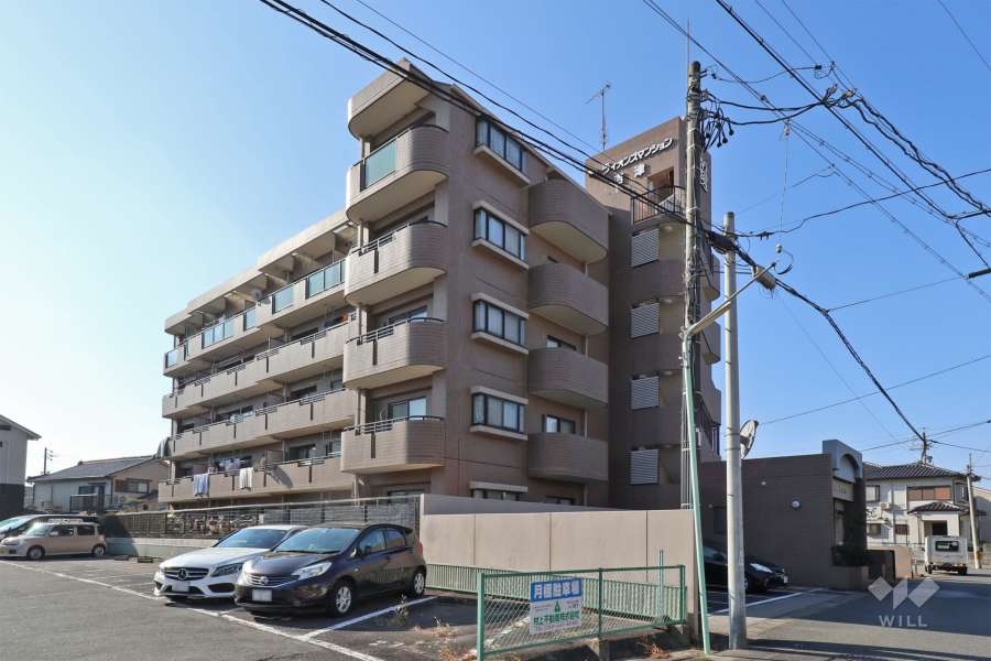 ライオンズマンション吉津の外観（北東側から）