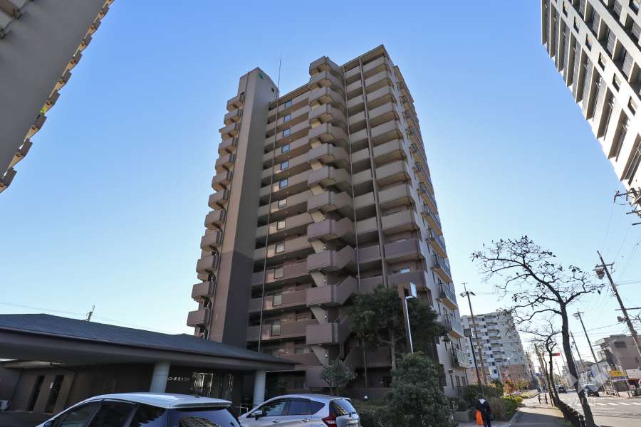 シティコーポ荒子公園の外観（北側から）