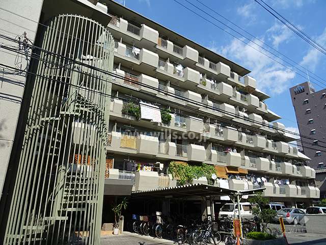 大建コーポ江坂2の外観（南西側から）