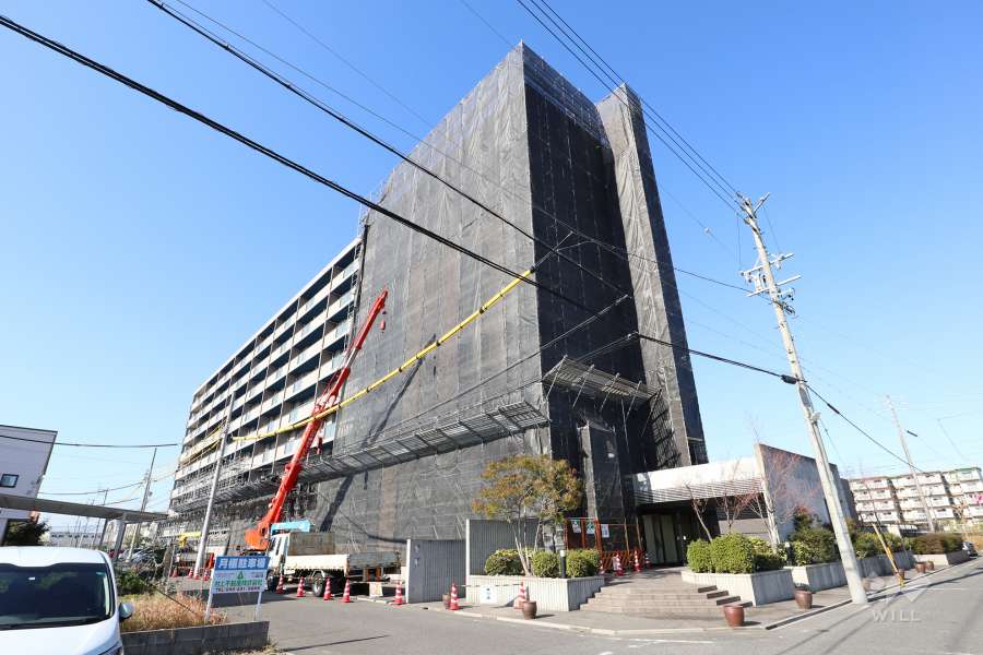 バンベール春田の外観（南東側から）